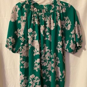 Sienna Sky Green Floral Blouse